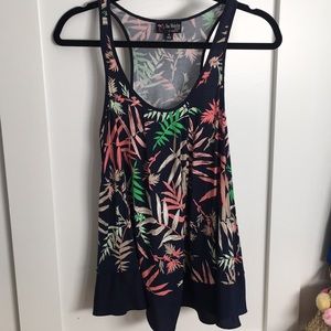 The Webster at Target tank palm print